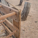 6 Cowboy Hat Rack Horizontal | Cowboy Hat Holder | Rustic Western Hat Display | Handcrafted Wooden Organizer | Space-Saving Home Decor | Made in USA