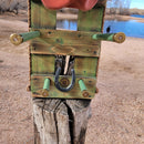 4 Cowboy Hat Rack Vertical | Cowboy Hat Holder |  Rustic Western Hat Display | Handcrafted Wooden Organizer | Space-Saving Home Decor | Made in USA