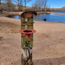 4 Cowboy Hat Rack Vertical | Cowboy Hat Holder |  Rustic Western Hat Display | Handcrafted Wooden Organizer | Space-Saving Home Decor | Made in USA