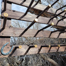 9 Cowboy Hat Rack | Cowboy Hat Holder | Rustic Western Hat Display | Handcrafted Wooden Organizer | Space-Saving Home Decor | Made in USA