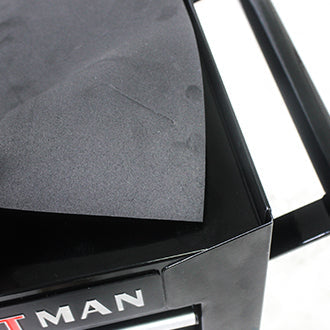 6 DRAWERS MULTIFUNCTIONAL TOOL CART WITH WHEELS-BLACK