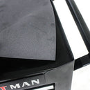 4 DRAWERS MULTIFUNCTIONAL TOOL CART WITH WHEELS-BLACK