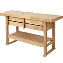 60-Inch Workbench with 4 Drawers and Bar Clamps