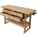 60in Workbench with 4 Drawers for Garage Workshop & Home