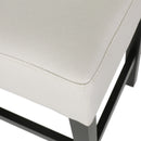 Set of 2, 26.75" Backless Fabric Counter Height Barstool