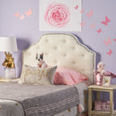 Tufted Upholstered Headboard Twin Size
