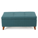 Tufted Ainsley Button Storage Ottoman Bench