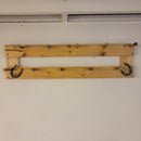 9 Coat Rack | Rustic Western Display | Handcrafted Wooden Organizer | Space-Saving Home Decor | Made in USA