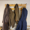9 Coat Rack | Rustic Western Display | Handcrafted Wooden Organizer | Space-Saving Home Decor | Made in USA