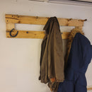 9 Coat Rack | Rustic Western Display | Handcrafted Wooden Organizer | Space-Saving Home Decor | Made in USA