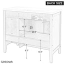 36" Bathroom Vanity Base Only, Solid Wood Frame and MDF Boards, Grey