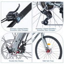 7 Speed Hybrid Bike Disc Brake 700C Road Bike for Men & Women