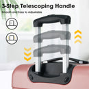 3 Piece Luggage Set Hardside Spinner Suitcase with TSA Lock 20" 24' 28" Available