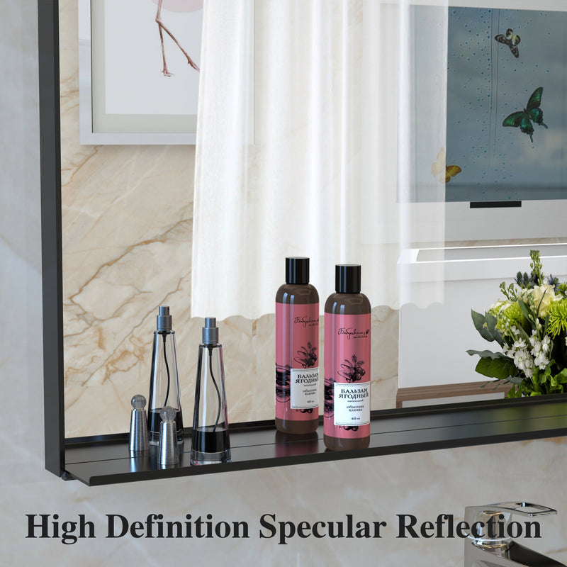60" x 36" Oversized Modern Rectangle Bathroom Mirror, photo 4 of 10