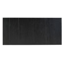 6-Piece Classic Dining Table Set, Rectangular Extendable Dining Table with two 12"W Removable Leaves and 4 Upholstered Chairs & 1 Bench for Dining Room (White+Black)