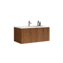 Etna 36" Striped Walnut Floating Bathroom Vanity by HouseOfZazla