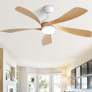 52 Inch Modern Ceiling Fan With 3 Color Dimmable LED Light by HouseOfZazla