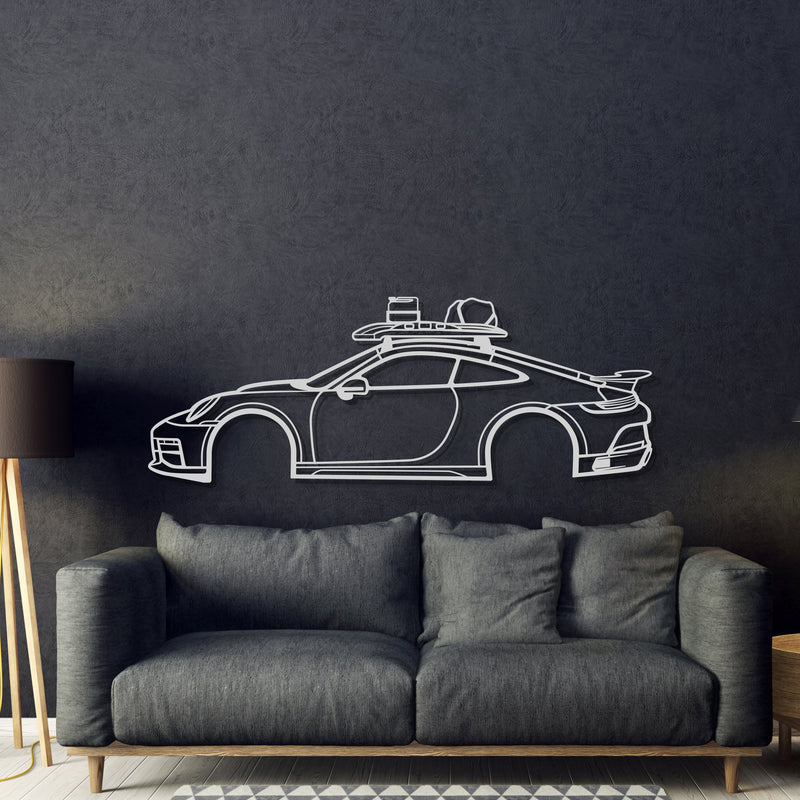 2023 911 Dakar Metal Car Wall Art - MT0820