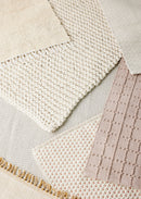 Chunky Ecru Hand-Loomed Mat