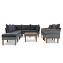 9-Piece Patio Rattan Furniture Set