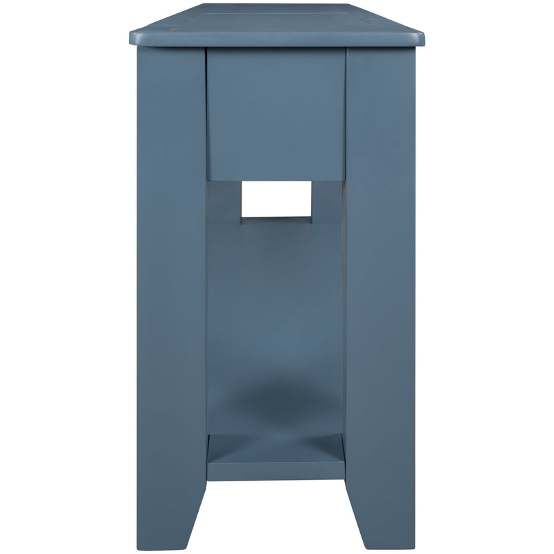 55" Modern Console Table Sofa Table for Living Room with 3 Drawers and 1 Shelf