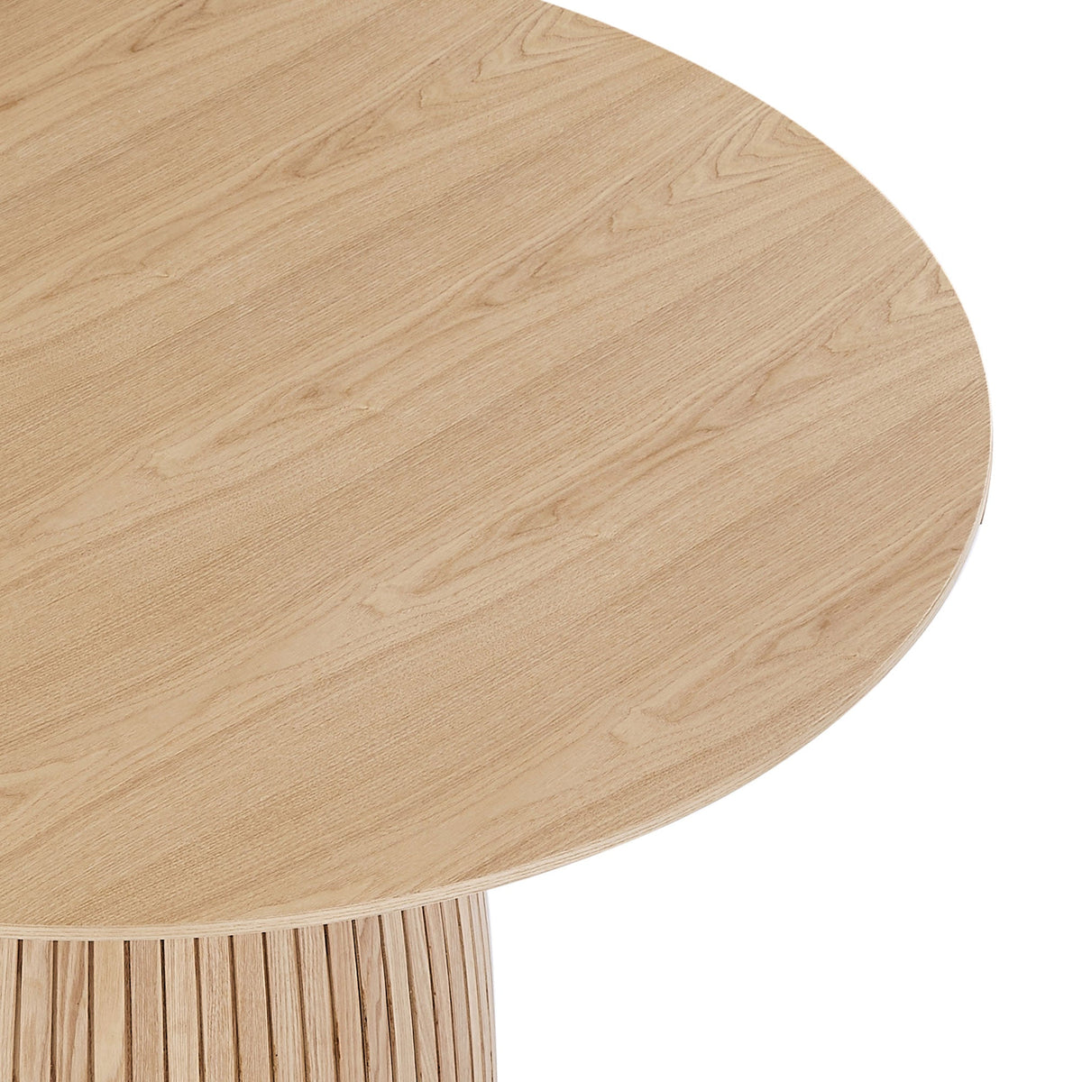 Round Dining Table Modern Wood Kitchen Table, photo 6 of 8