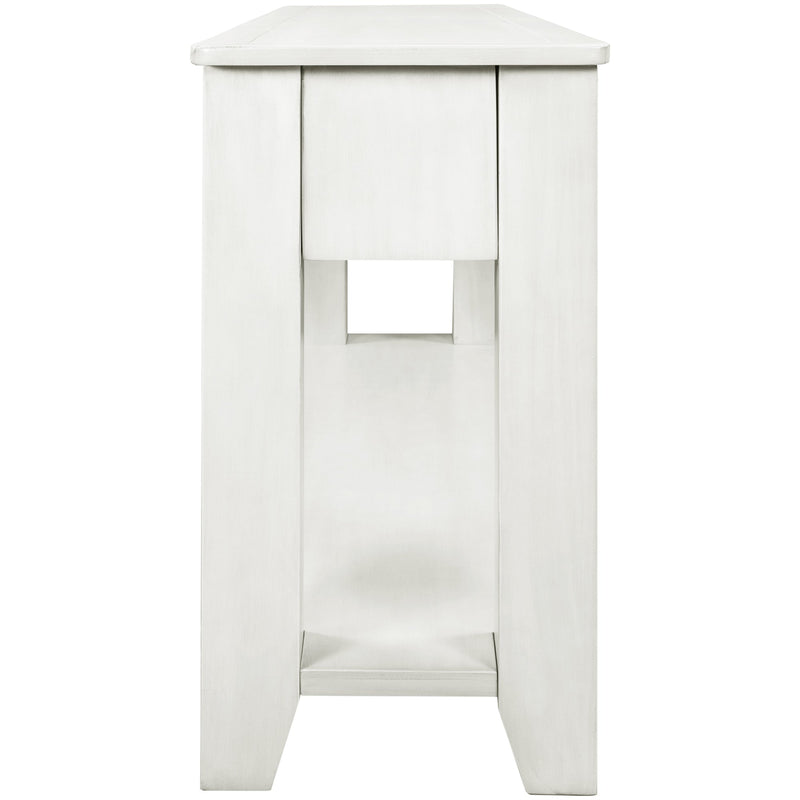 55" Modern Console Table Sofa Table for Living Room with 3 Drawers and 1 Shelf