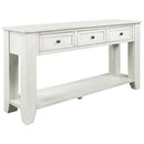 55" Modern Console Table Sofa Table for Living Room with 3 Drawers and 1 Shelf