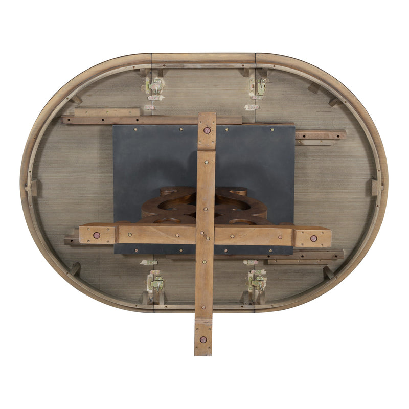 5-Piece Retro Functional Dining Set, 1 Extendable Table with a 16-inch Leaf and 4 Upholstered Chairs for Dining Room and Kitchen (Walnut)