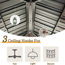 10' X 14' Hardtop Aluminum Gazebo with Steel Canopy