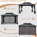 10' x 12' Hardtop Aluminum Gazebo by HouseOfZazla