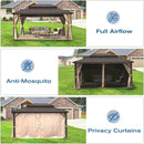 12' x 16' Hardtop Aluminum Gazebo with Double Roof Canopy by HouseOfZazla