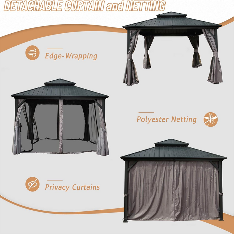 12' X 12' Hardtop Gazebo, photo 5 of 6