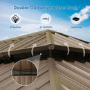 12' X 20' Hardtop Gazebo with Galvanized Steel Double Roof Canopy by HouseOfZazla