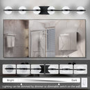 43" Black Minimalist LED Bathroom Vanity Light