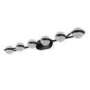 43" Black Minimalist LED Bathroom Vanity Light