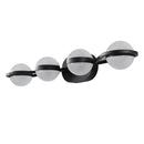 30" Black Minimalist LED Bathroom Vanity Light