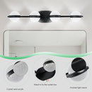 30" Black Minimalist LED Bathroom Vanity Light
