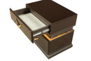 Modern Style 2-Drawer Nightstand Made with Wood