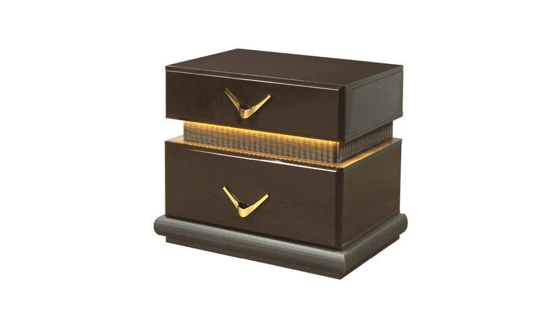 Modern Style 2-Drawer Nightstand Made with Wood, photo 5 of 6