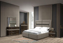 Modern Style 2-Drawer Nightstand Made with Wood