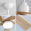 52 Inch Ceiling Fan With Dimmable LED Light and Remote Control by HouseOfZazla