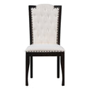 6-Piece Kitchen Dining Table Set, 62.7" Rectangular Table and 4 High-Back Tufted Chairs & 1 Bench for Dining Room and Kitchen (Espresso)