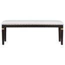 6-Piece Kitchen Dining Table Set, 62.7" Rectangular Table and 4 High-Back Tufted Chairs & 1 Bench for Dining Room and Kitchen (Espresso)