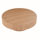 Natural Wood Coffee Table