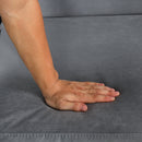 57.4" Pull Out Sofa Bed,Sleeper Sofa Bed with Premium Twin Size Mattress Pad,2-in-1 Pull Out Couch Bed with Two USB Ports for Living Room,Small Apartment, Gray