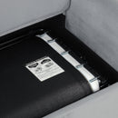 57.4" Pull Out Sofa Bed,Sleeper Sofa Bed with Premium Twin Size Mattress Pad,2-in-1 Pull Out Couch Bed with Two USB Ports for Living Room,Small Apartment, Gray