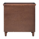 3-Drawer Nightstand Storage Wood Cabinet