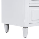 3-Drawer Nightstand Storage Wood Cabinet