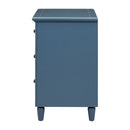 3-Drawer Nightstand Storage Wood Cabinet